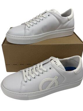 Loci NEW Nine White Sneakers Unisex EU 43 (Men's 10/Women's 11) Designer Court